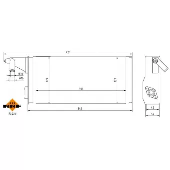 Système de chauffage NRF OEM 46722023