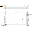 NRF 53487A - Radiateur, refroidissement du moteur