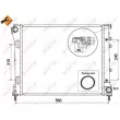 NRF 53525 - Radiateur, refroidissement du moteur