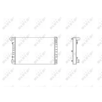 Radiateur, refroidissement du moteur NRF OEM 46546944