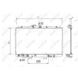 NRF 53744 - Radiateur, refroidissement du moteur