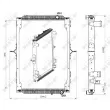 NRF 539564 - Radiateur, refroidissement du moteur
