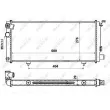NRF 54628 - Radiateur, refroidissement du moteur
