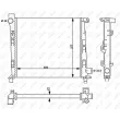 NRF 54717 - Radiateur, refroidissement du moteur