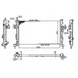 NRF 54753A - Radiateur, refroidissement du moteur