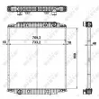 NRF 549568 - Radiateur, refroidissement du moteur