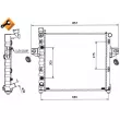 NRF 58112 - Radiateur, refroidissement du moteur