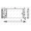 NRF 58155 - Radiateur, refroidissement du moteur