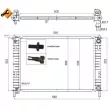NRF 58276 - Radiateur, refroidissement du moteur