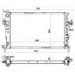 NRF 58282 - Radiateur, refroidissement du moteur