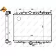 NRF 58347 - Radiateur, refroidissement du moteur
