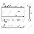 NRF 58393 - Radiateur, refroidissement du moteur