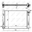 NRF 58444 - Radiateur, refroidissement du moteur