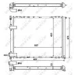 NRF 58849 - Radiateur, refroidissement du moteur