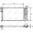NRF 58961 - Radiateur, refroidissement du moteur