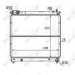 NRF 59106 - Radiateur, refroidissement du moteur