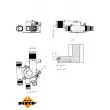 NRF 725011 - Thermostat, liquide de refroidissement