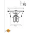 NRF 725013 - Thermostat, liquide de refroidissement