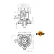 NRF 725024 - Thermostat, liquide de refroidissement