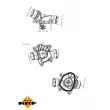 NRF 725041 - Thermostat, liquide de refroidissement