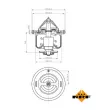NRF 725110 - Thermostat, liquide de refroidissement