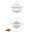 NRF 725128 - Thermostat, liquide de refroidissement