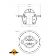 NRF 725135 - Thermostat, liquide de refroidissement