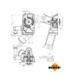 NRF 725157 - Thermostat, liquide de refroidissement