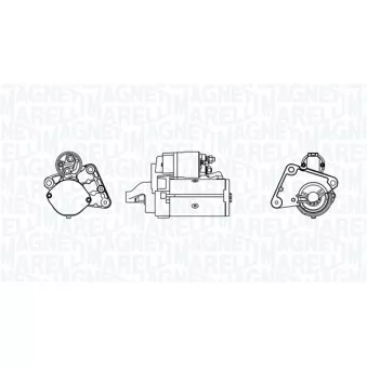 Démarreur MAGNETI MARELLI 063720113910