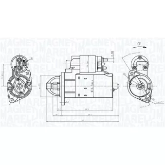 Démarreur MAGNETI MARELLI OEM 0051517401