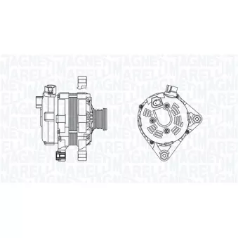 Alternateur MAGNETI MARELLI OEM 2077261