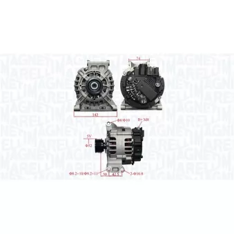 Alternateur MAGNETI MARELLI OEM A2661541202