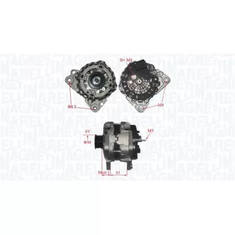 Alternateur MAGNETI MARELLI OEM 04E903025P