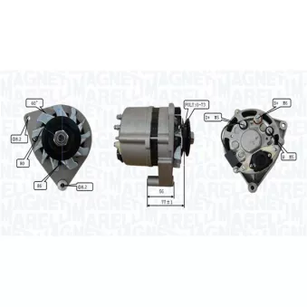 Alternateur MAGNETI MARELLI 063739066010