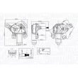 Moteur d'essuie-glace MAGNETI MARELLI [064071200010]