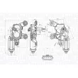 Moteur d'essuie-glace MAGNETI MARELLI [064075300010]