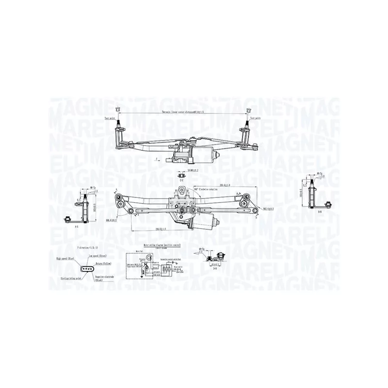 Système de nettoyage des vitres MAGNETI MARELLI 064351747010 - Visuel 1