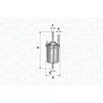 Filtre à carburant MAGNETI MARELLI OEM 1K0201051C