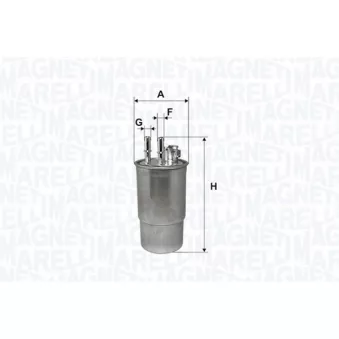 Filtre à carburant MAGNETI MARELLI OEM 77363804