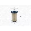 MAGNETI MARELLI 153071762479 - Filtre à carburant