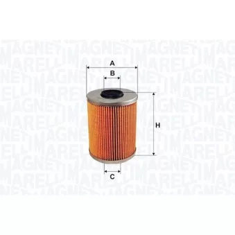 Filtre à huile MAGNETI MARELLI 153071762489
