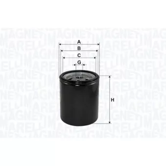 Filtre à carburant MAGNETI MARELLI OEM 2339026140