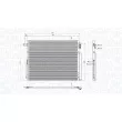 Condenseur, climatisation MAGNETI MARELLI [350203010800]