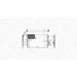 Radiateur, refroidissement du moteur MAGNETI MARELLI [350213214000]