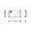 Radiateur, refroidissement du moteur MAGNETI MARELLI [350213220300]