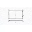 Radiateur, refroidissement du moteur MAGNETI MARELLI [350213222100]