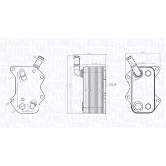 Radiateur d'huile MAGNETI MARELLI OEM 06D117021C