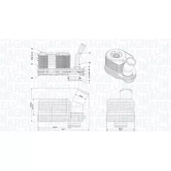 Radiateur d'huile MAGNETI MARELLI 350300006700