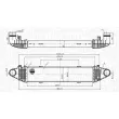 Intercooler, échangeur MAGNETI MARELLI [351319206250]