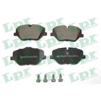 Jeu de 4 plaquettes de frein avant LPR [05P2392]